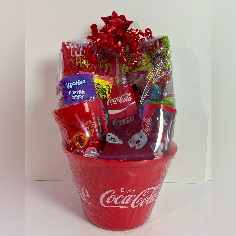 Coca-Cola themed Basket